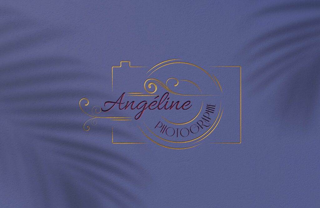 Création d'un logo pour Angéline Photographie, une photographe basée à Marmande