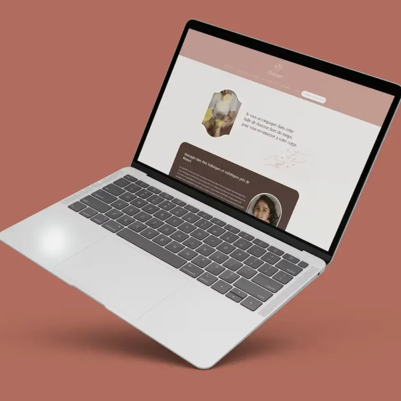 mockup site floriane
